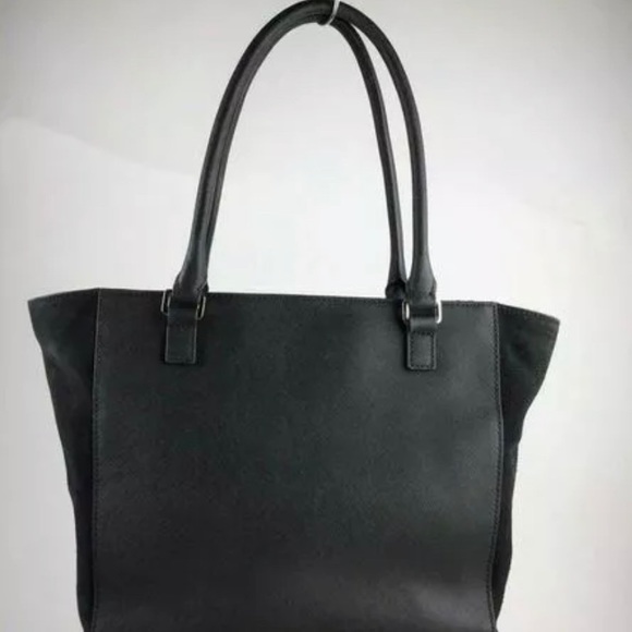 Kate Spade New York Black Leather Suede Trim Purse NWOT - Picture 3 of 10